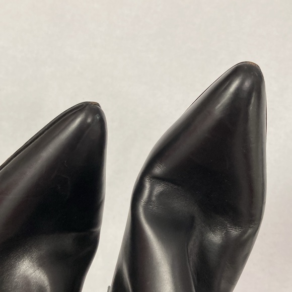 Fabulous cole haan knee high stiletto black leather boots 10 - Picture 4 of 5